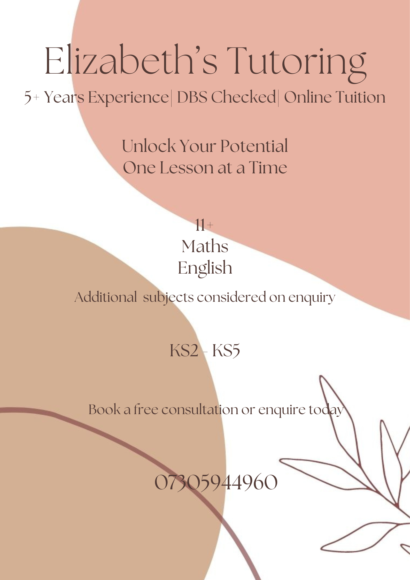 Elizabeth’s Tutoring
